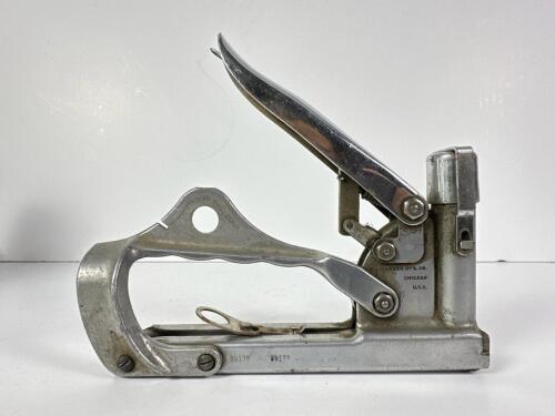 Hansco Heavy Duty Stapler Industrial Vintage Chrome