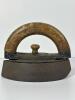 Antique Sad Iron with Wooden Handle