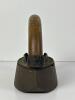 Antique Sad Iron with Wooden Handle - 2