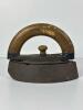 Antique Sad Iron with Wooden Handle - 3