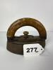 Antique Sad Iron with Wooden Handle - 9