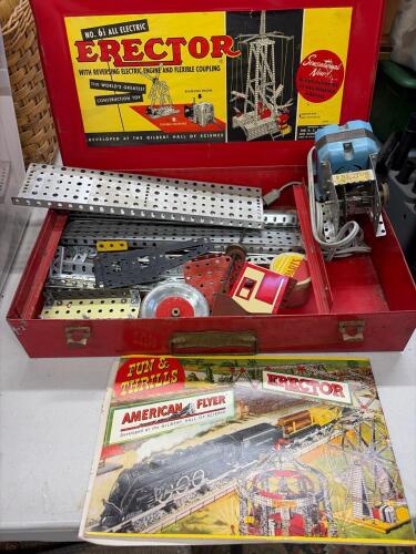 A.C. Gilbert Erector Set No. 6&frac12; All Electric Construction Toy