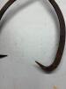 Antique Iron Ice Tongs with Rustic Patina - 5