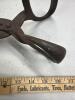 Antique Iron Ice Tongs with Rustic Patina - 6