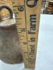 Antique Cast Iron Scale Weight with Hanging Hook - 7