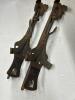 Pair of Antique Keen NH Kutter Ice Skates