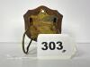 Antique H. Waters Brass File Holder - 6