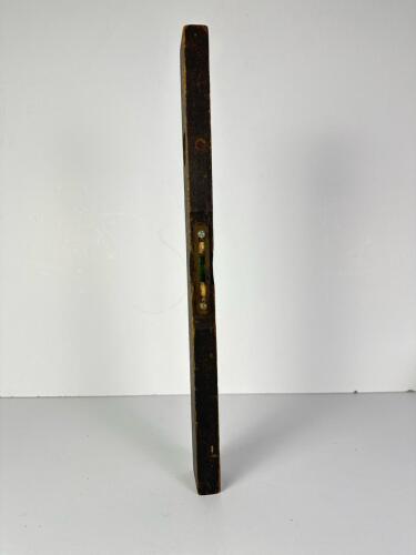 Vintage Wood Carpenter's Level with Glass Vials