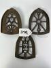 Antique Cast Iron Iron Trivets, Cleveland Foundry, B&D Co. - 7