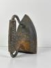 Antique Cast Iron Clothes Iron with Wrought Handle