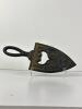 Antique Cast Iron Sad Iron with Decorative Openwork Handle