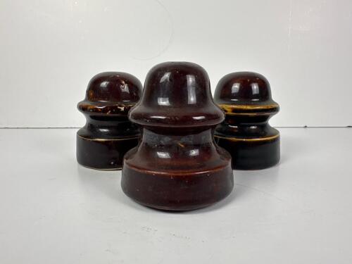 Brown Porcelain Utility Insulators