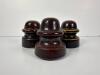 Brown Porcelain Utility Insulators