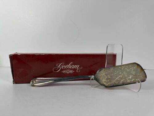 Gorham Silverplate Etched Server With Original Box