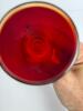 Two Blown Ruby Red Glass Vases with Gold Rim - 7