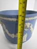 Wedgwood Blue Jasperware Cachepot with Classical Motifs - 6