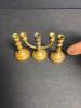 Handarbeitsstube Brass Chambersticks and Miniature Candelabra - 2