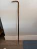 Wooden Cane with Metal Handle and Tip