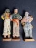 Assorted International Dolls Including Japanese Wood Folk Figures - 3