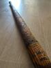 Carved Folk Art-Style Wooden Bat