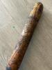 Carved Folk Art-Style Wooden Bat - 2
