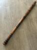 Carved Folk Art-Style Wooden Bat - 3