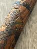 Carved Folk Art-Style Wooden Bat - 5