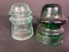 Glass Telegraph Insulators, Whitall Tatum and Hemingray-Style