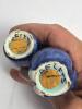 Pair of Delft-Style Blue and White Ceramic Figurine Shakers - 4
