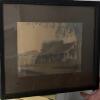 Framed Antique Photograph of House and Barn, Early 20th Century-Style - 2