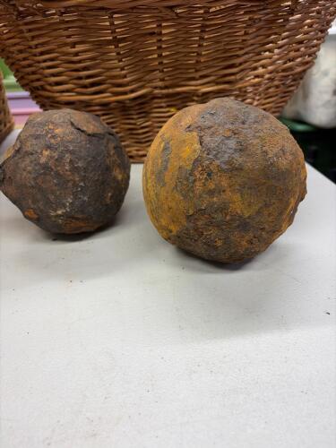 Iron Cannonballs, Circa 19th Century-Style