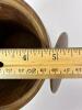 Wooden Barrel-Form Lidded Container With Striped Inlay - 6
