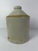 Stoneware Chicken Feeder With Blue Rooster Design - 2