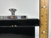 Hall R-33 Black Ceramic Canister with Metal Lid and Ladle - 9