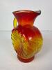 Amberina Art Glass Pitcher With Swirl Motif - 2