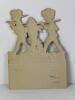 1957 Western Germany Embossed Boys With Fish Calendar - 2