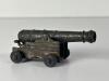 Antique-Style Miniature Cast Iron Cannon Replica - 2