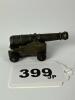 Antique-Style Miniature Cast Iron Cannon Replica - 7