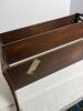 Wall Shelf in Arts and Crafts Style with Three Shelves - 7