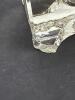Faceted Crystal Inkwell with Beveled Edge and Metal Collar - 4