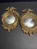 Pair of Bronze Clad Convex Porthole Mirrors - 2