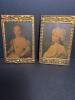 Pair of Framed Portrait Plaques in Renaissance-Style