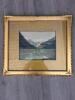 Framed Landscape Print in Gilt Ornate Frame - 2