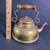 Victorian-Style Brass Teapot With Wooden Handle - 6