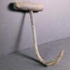 Antique Iron and Wood Ice Block Hook