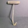 Antique Iron and Wood Ice Block Hook - 2