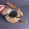 Brass Teapot With Wooden Handle - 5