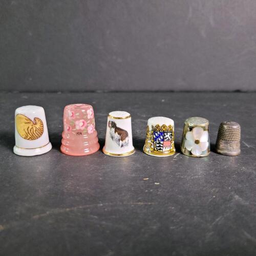 Assorted Decorative Vintage Thimbles