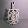 Cast Iron Amish-Style Heart And Bird Trivet