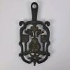 Cast Iron Amish-Style Heart And Bird Trivet - 5
